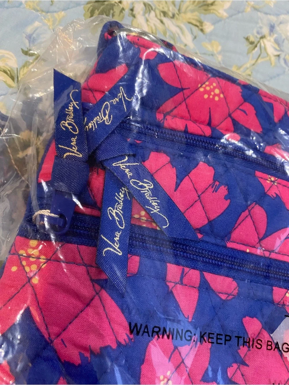 Vera Bradley Triple Zip Hipster NWT